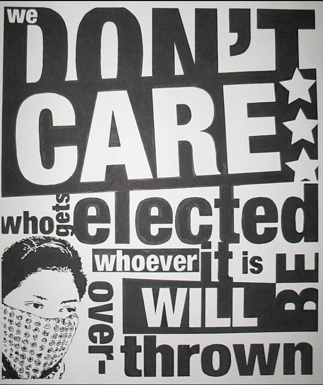 We Don't Care

media: ink on paper