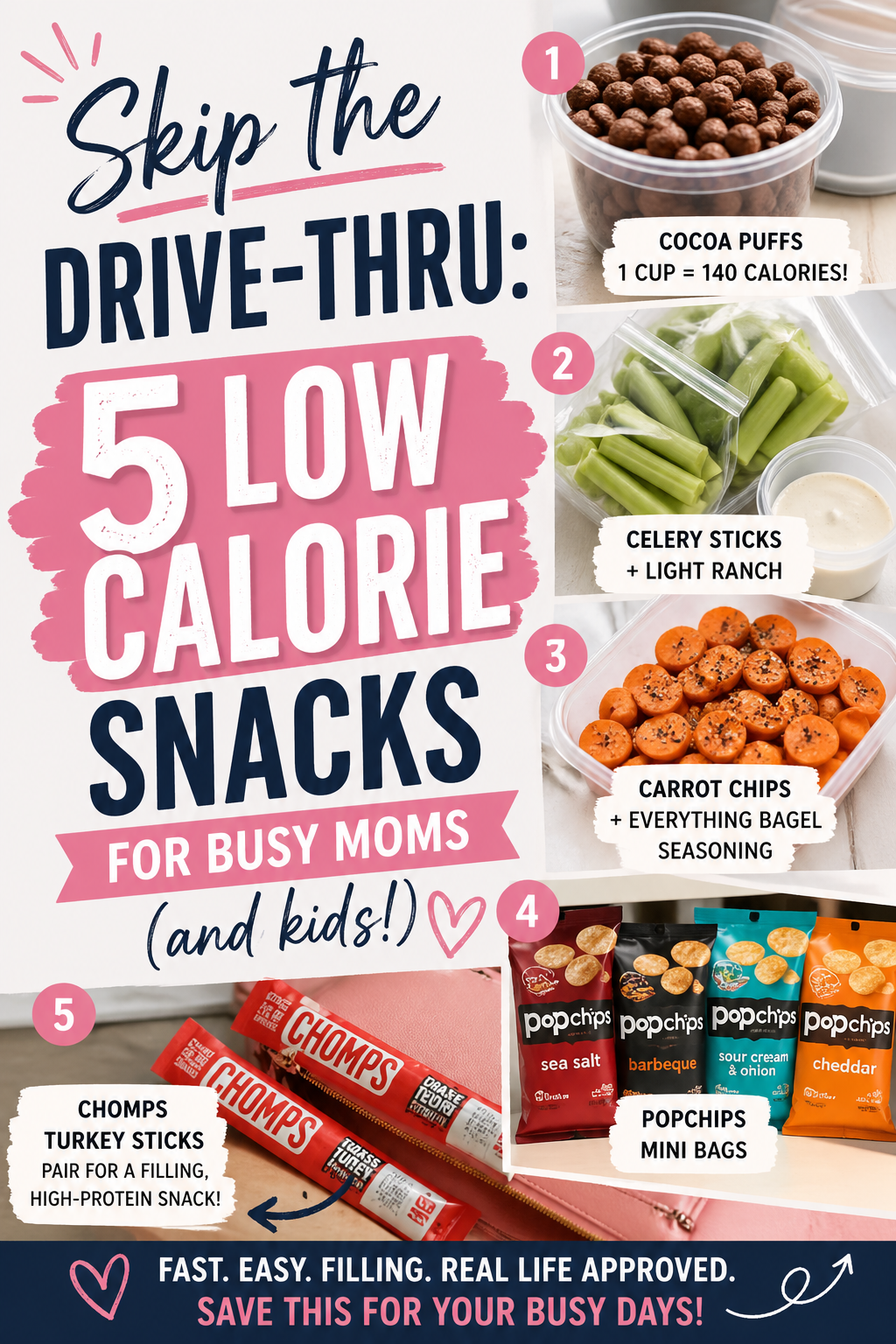 5 Fast Low Calorie Snacks for Busy Moms (and Kids!)