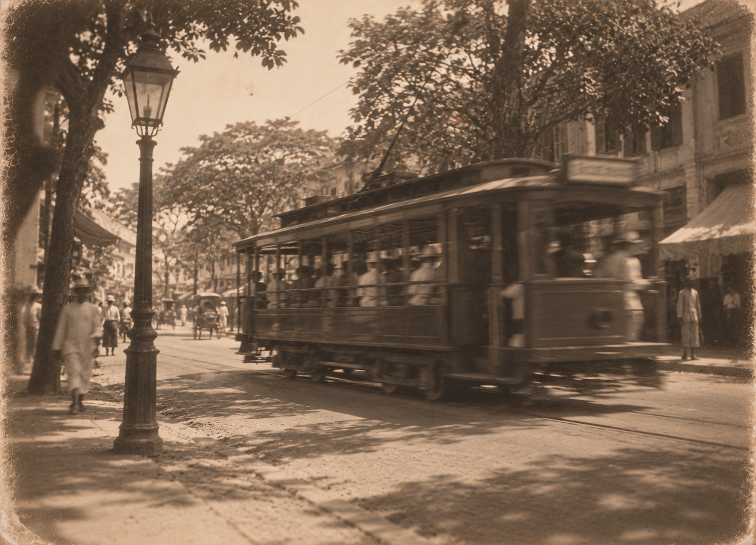 2) The Orchard Road tram.