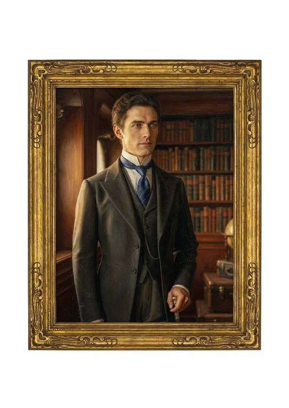 Julian Pembroke in a frame