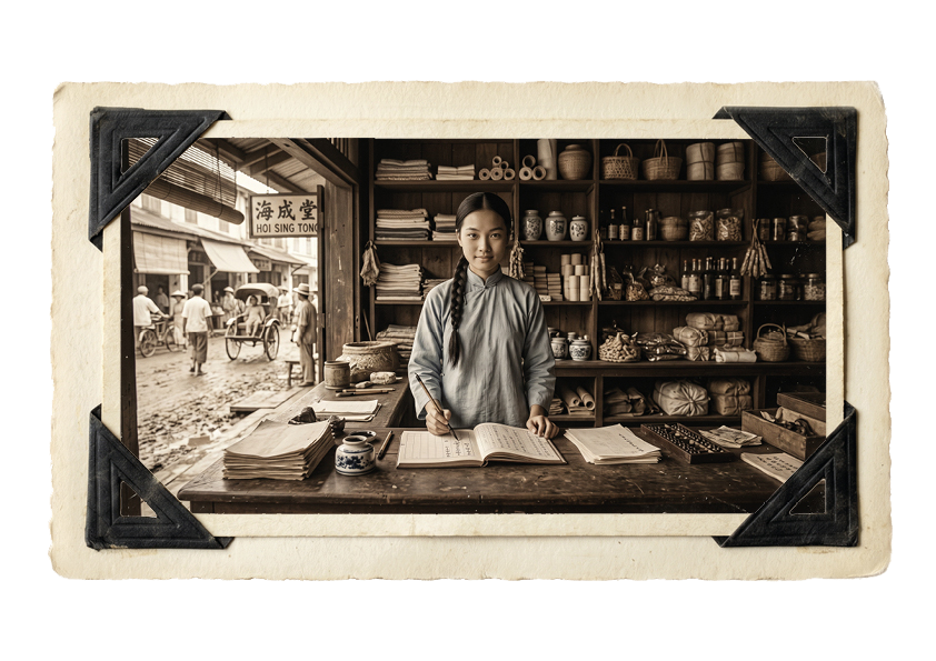 Li Mei in Kuching 1912