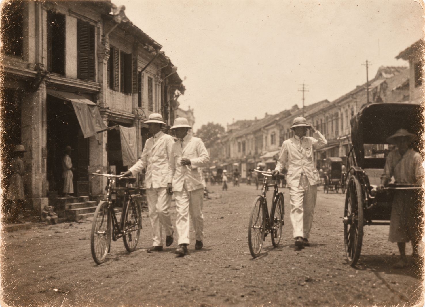 13) Men on River Valley Road.