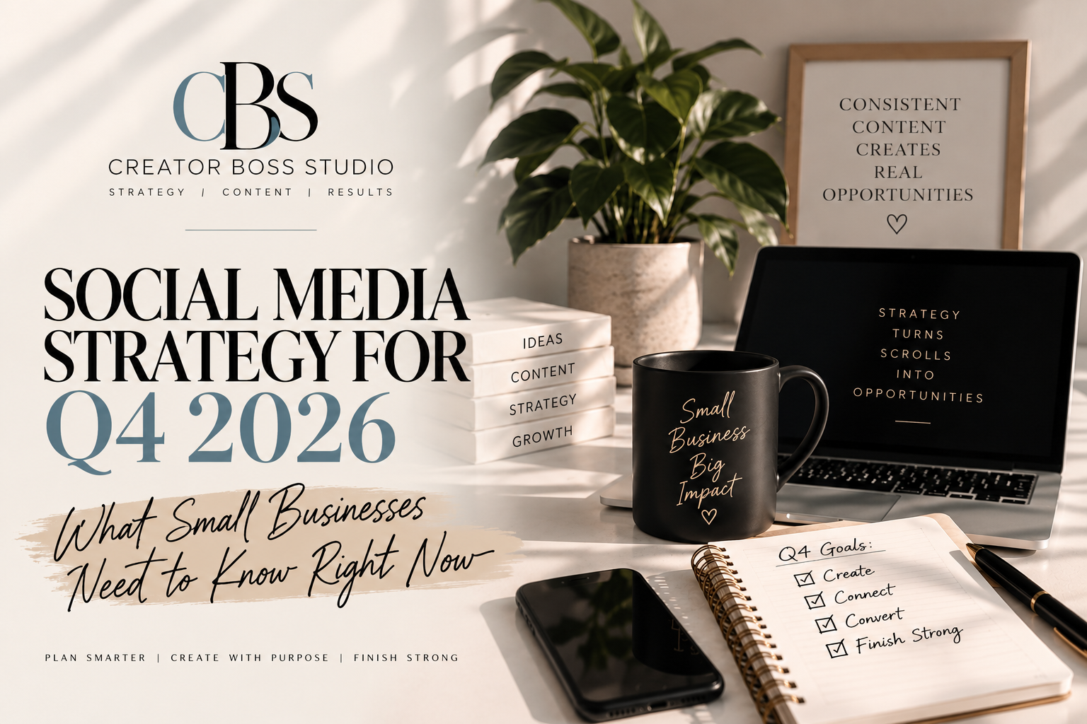 Social Media Strategy for Q4 2026: What Small Businesses Need to Know Right Now