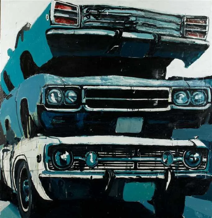 Blue Muscle Cars