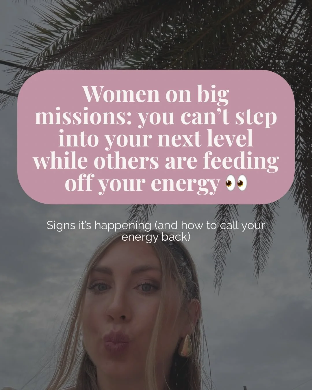 I see this in so many of the women on big missions I read for 👀 

You&rsquo;re out there creating, leading, sharing your gifts, and pouring into everyone who needs you, and somewhere along the way you started feeling drained, uninspired, and like th