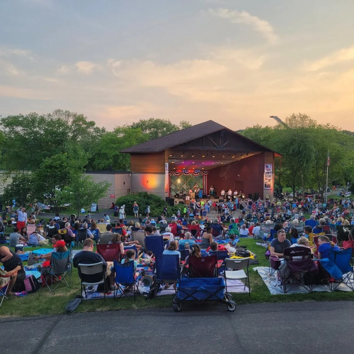Bloomington City parks concert stages