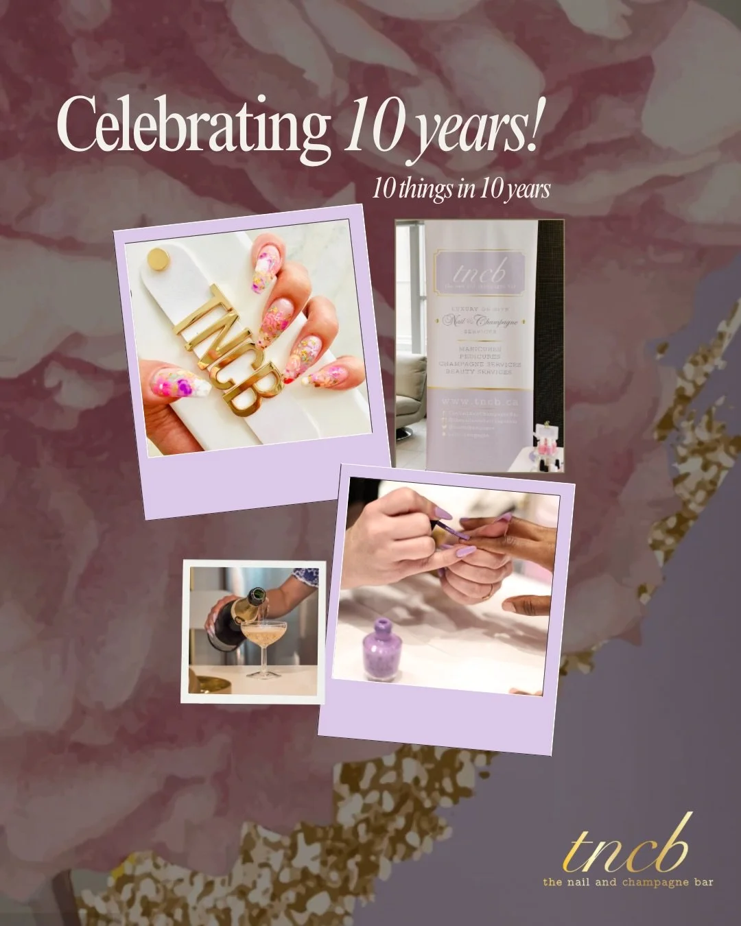 10 years. 10 things. One incredible journey. 💅🥂

In 2016, we started as Toronto&rsquo;s first mobile nail and champagne experience. Today, we&rsquo;re celebrating 10 years of growth, resilience, and community.

From festivals and tradeshows to corp