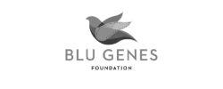 Blue Genes logo with a stylized bird and text