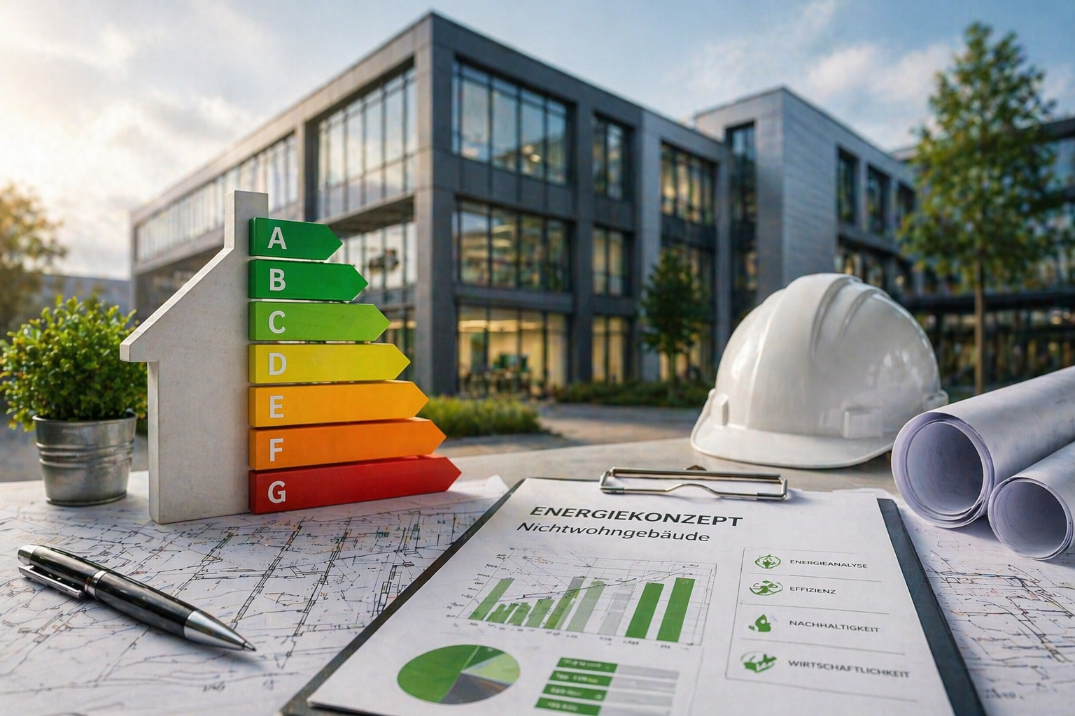 Energieberatung & Fördermittel für Gewerbe- und Nichtwohngebäude (Preis auf Anfrage)
