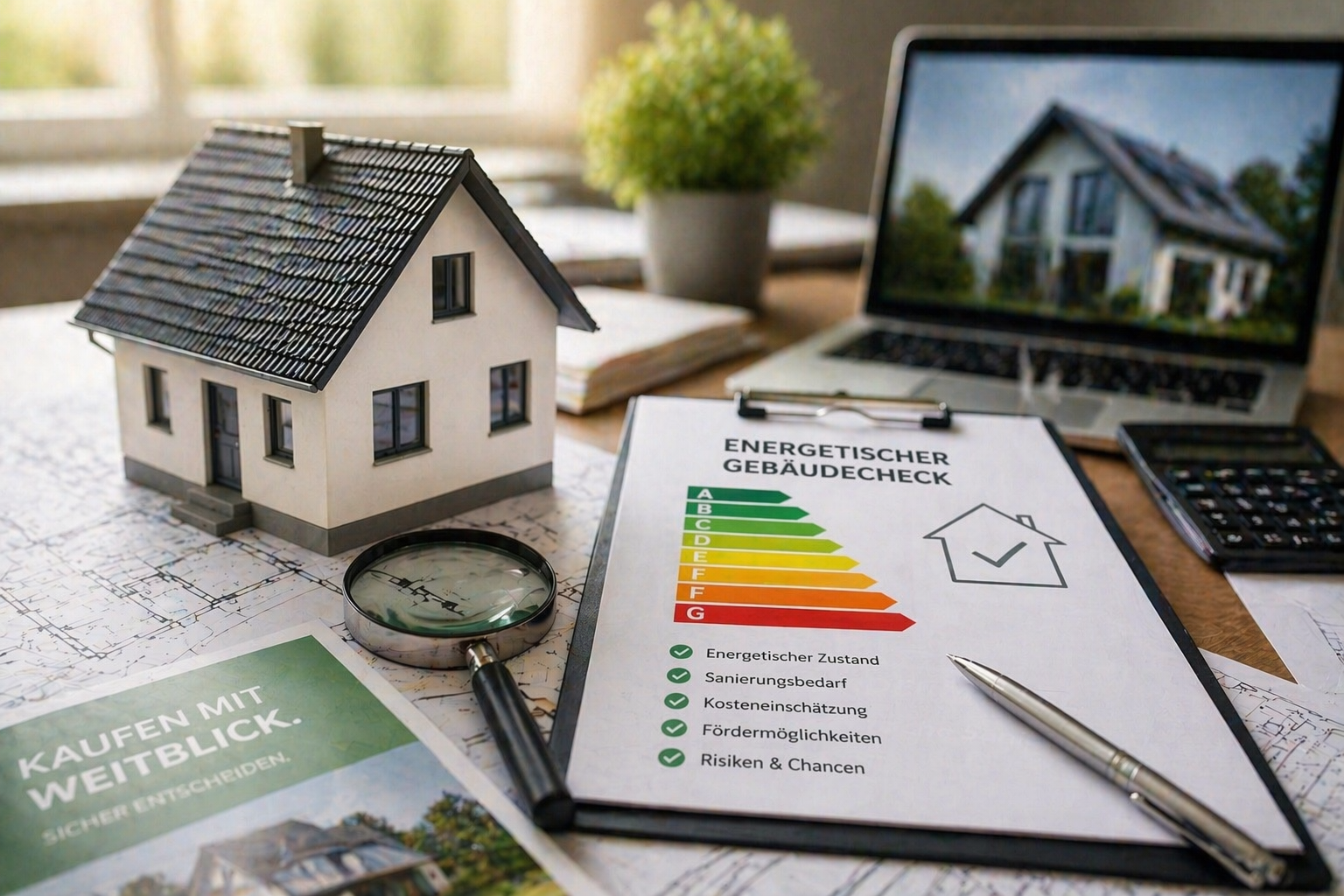 Kaufberatung & energetischer Gebäudecheck (Preis auf Anfrage)