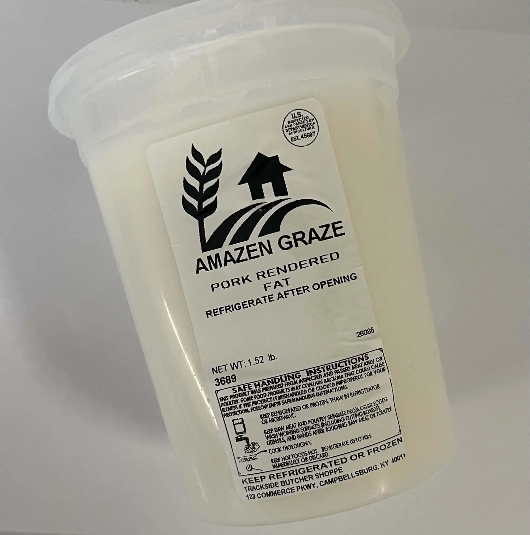 Pork rendered fat