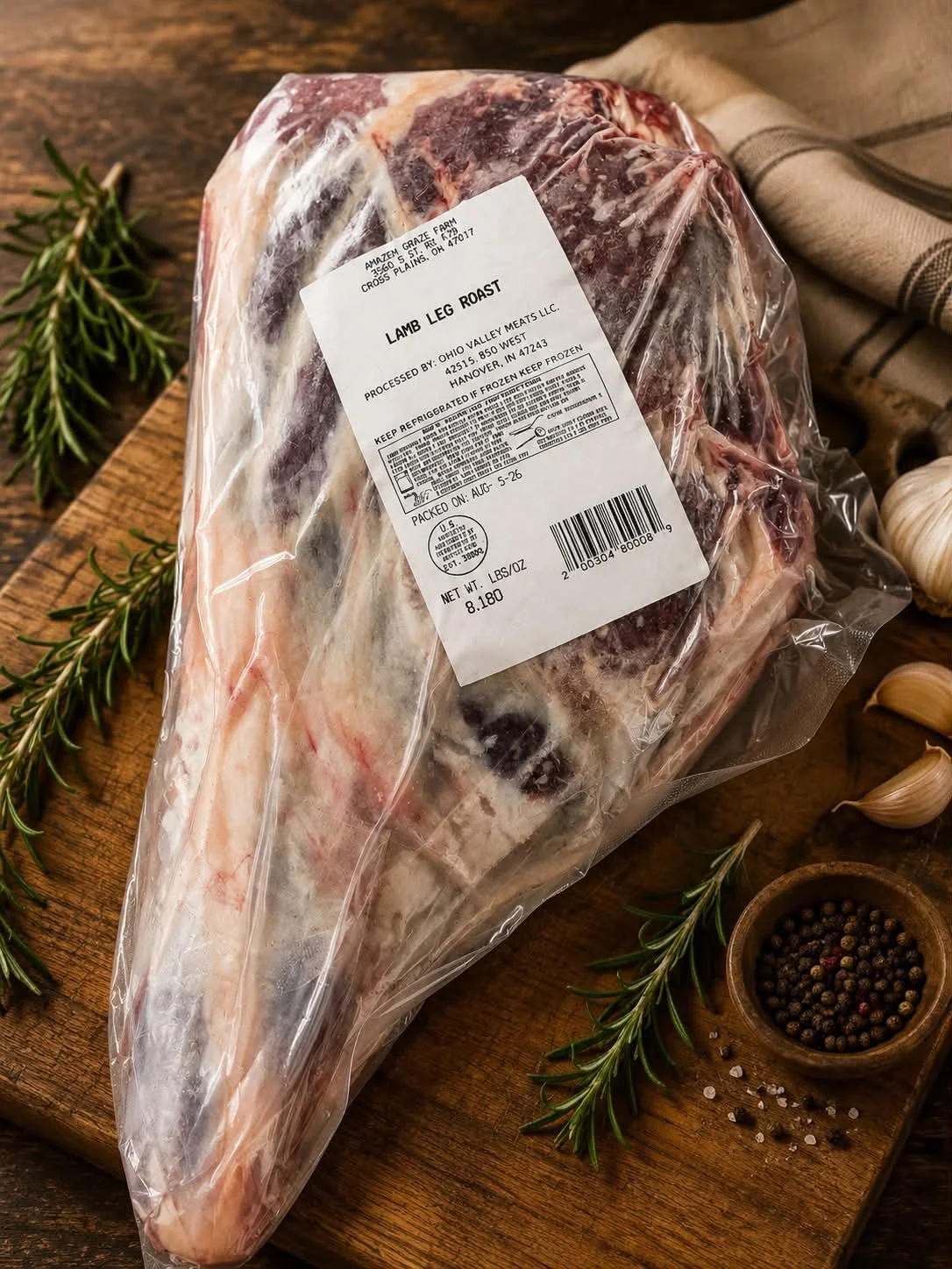 grassfed/finished Leg of Lamb