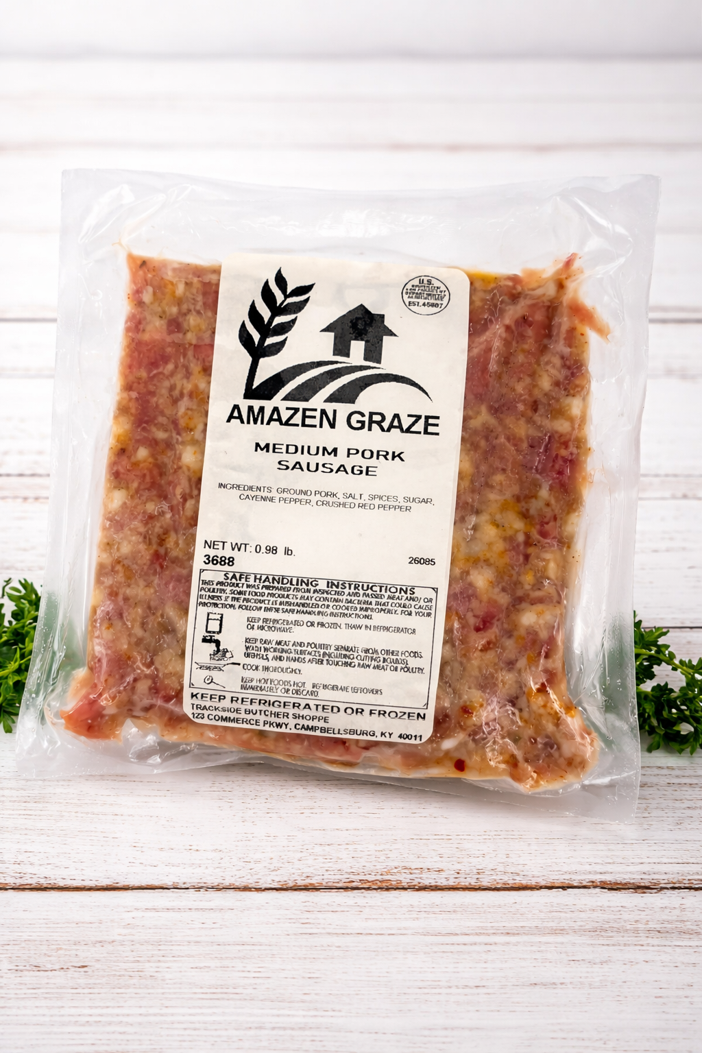 Medium Ground Sausage- 1 Lb