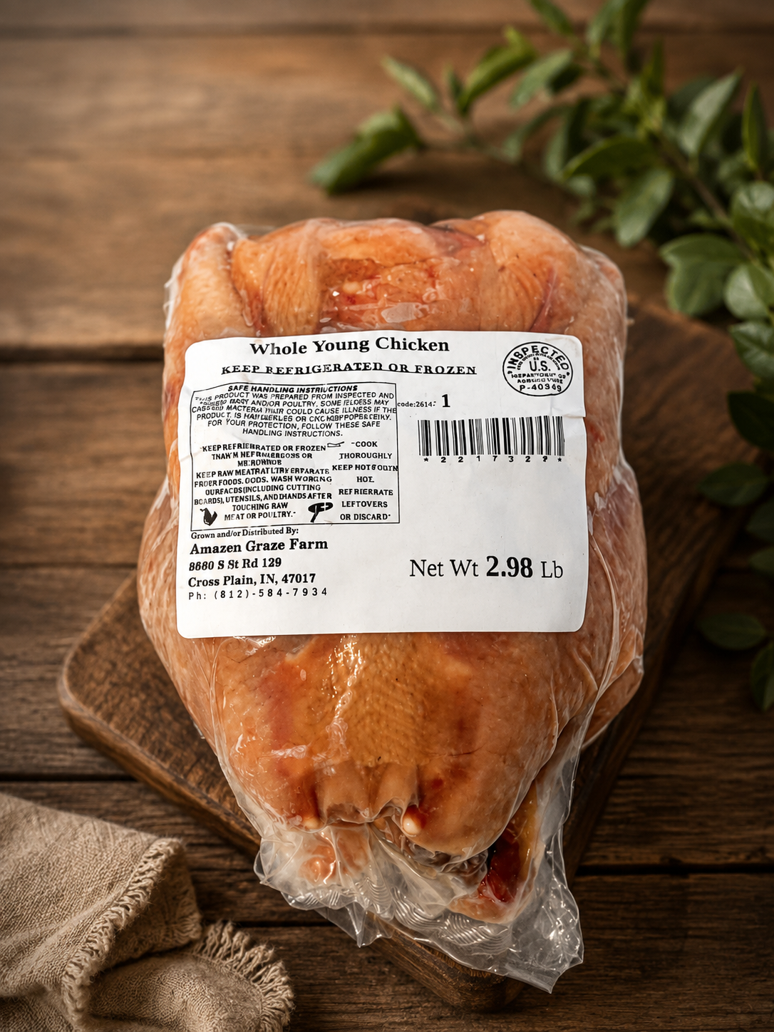 non GMO whole chicken