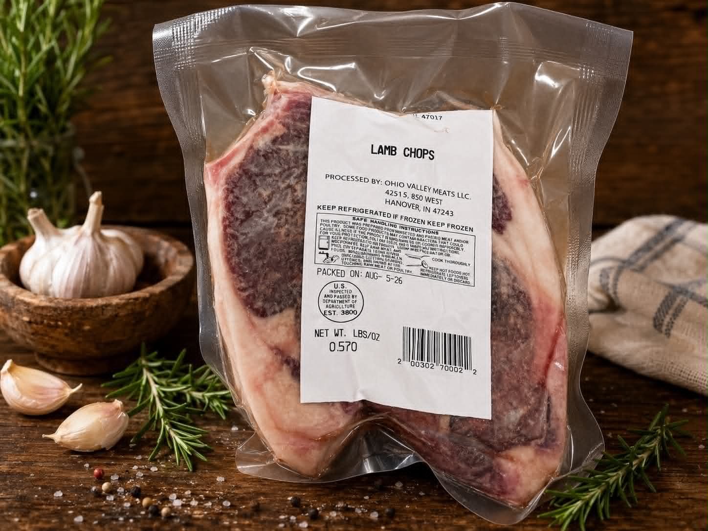 Lamb Chops (2 chops per pack)