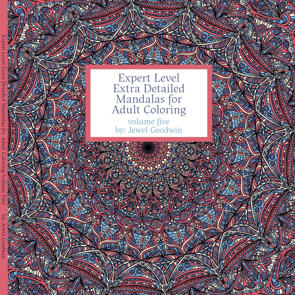 Expert Level Extra Detailed Mandalas Volume Five
