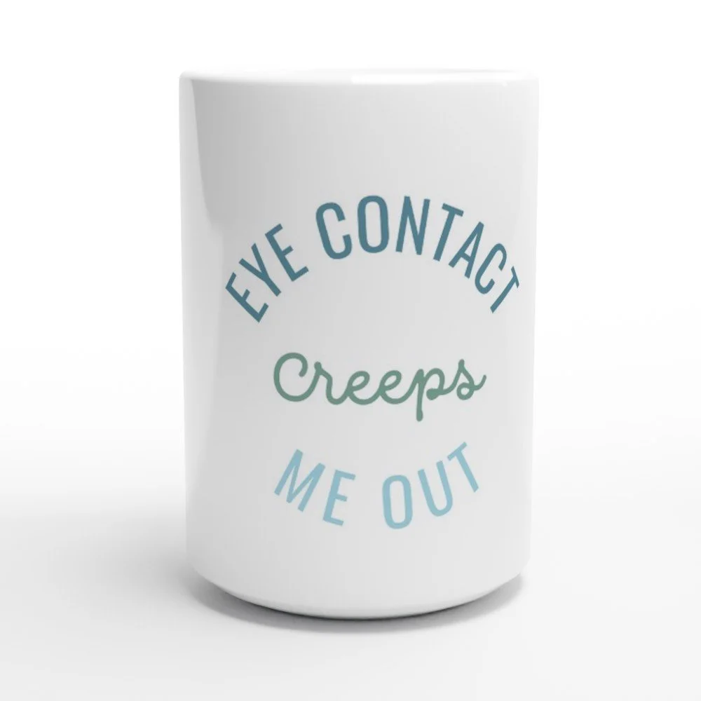 Creepy Eye Contact Mug