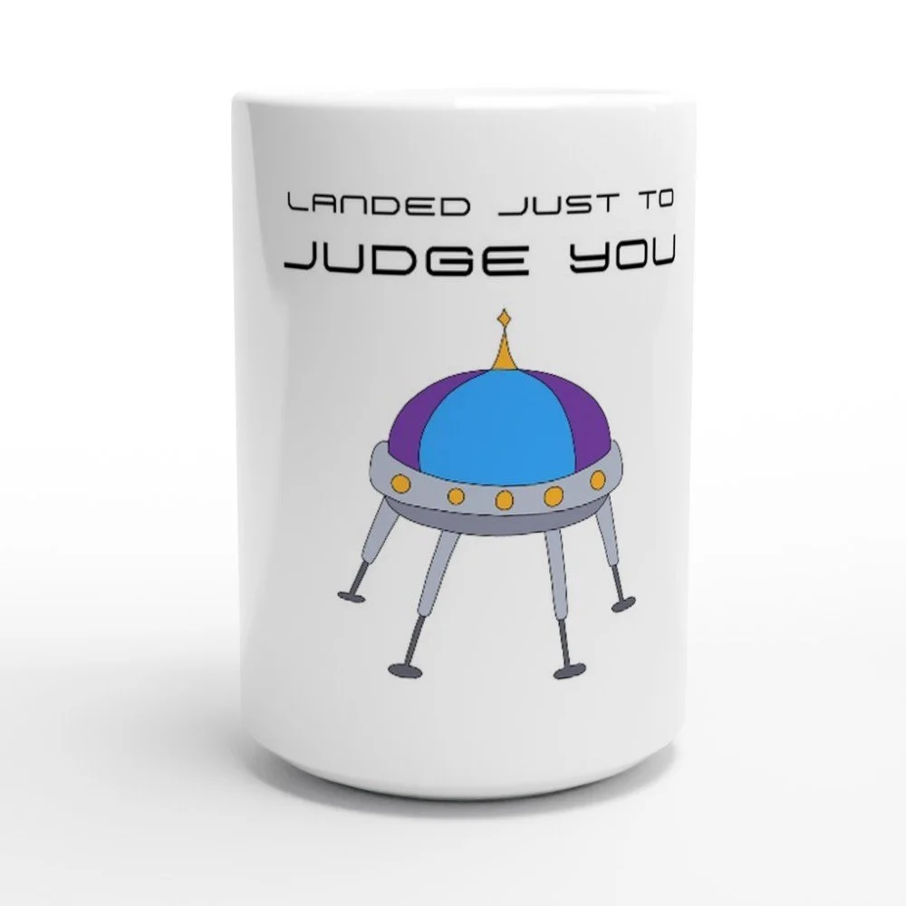 Landed To Judge You Mug