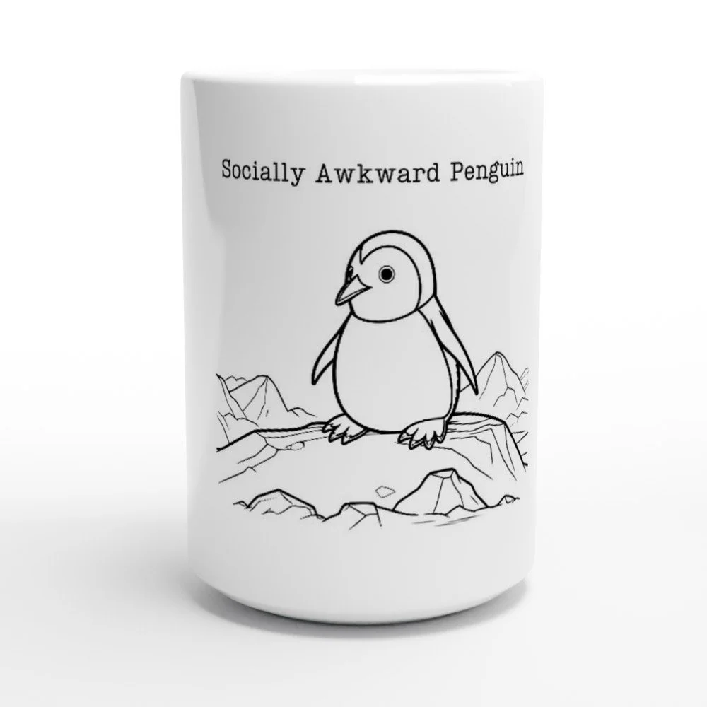 Awkward Penguin Mug