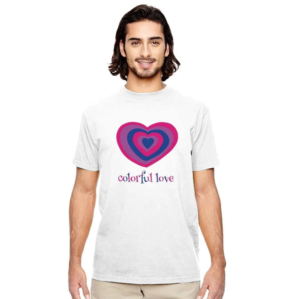 Colorful Love Bisexual Shirt