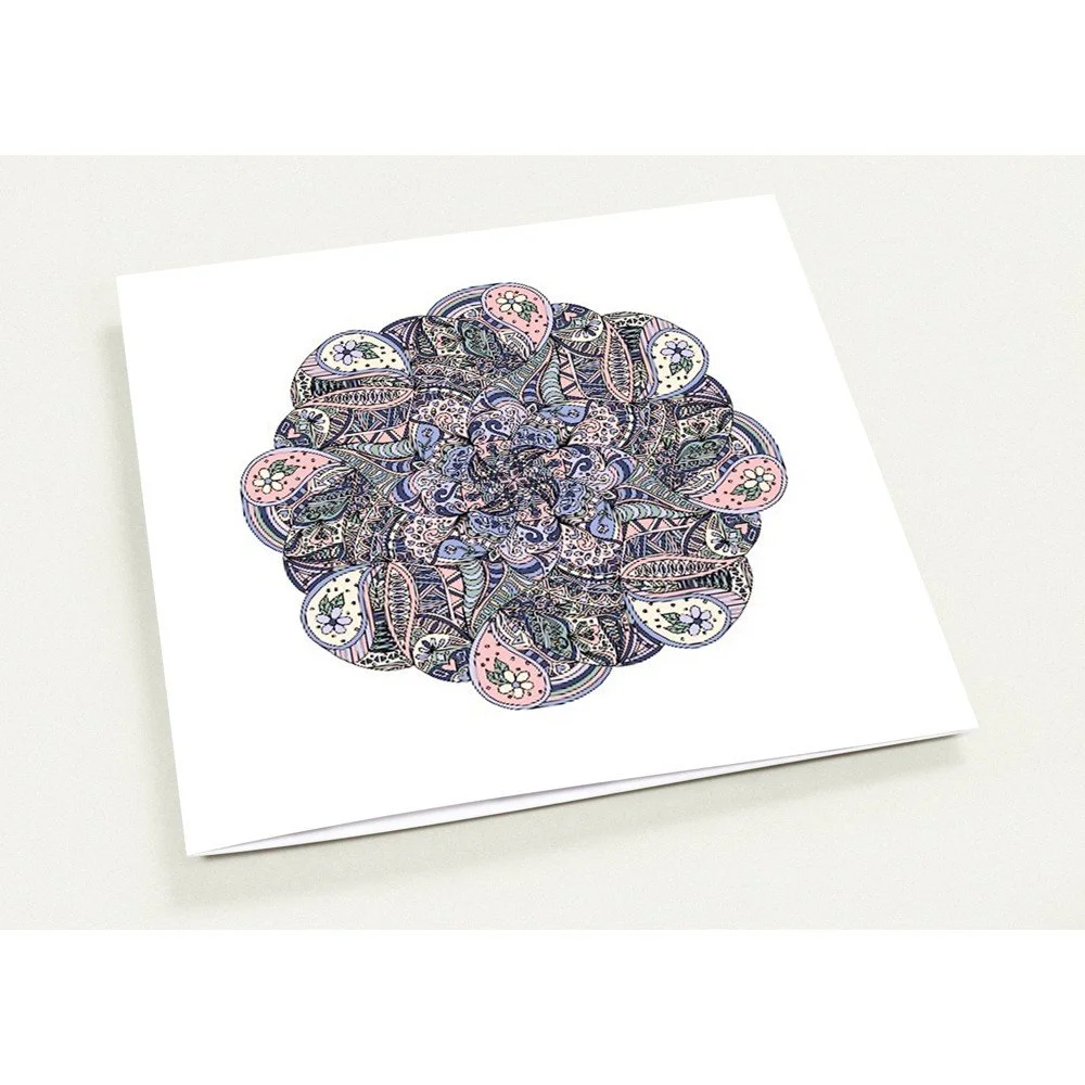 Mauve Doodles Cards