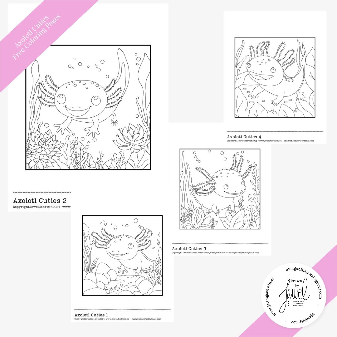 Axolotl cuties are free for you.