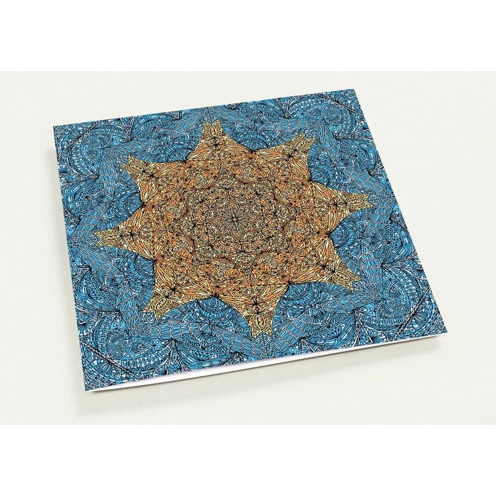 Sunny Sky Mandala Cards