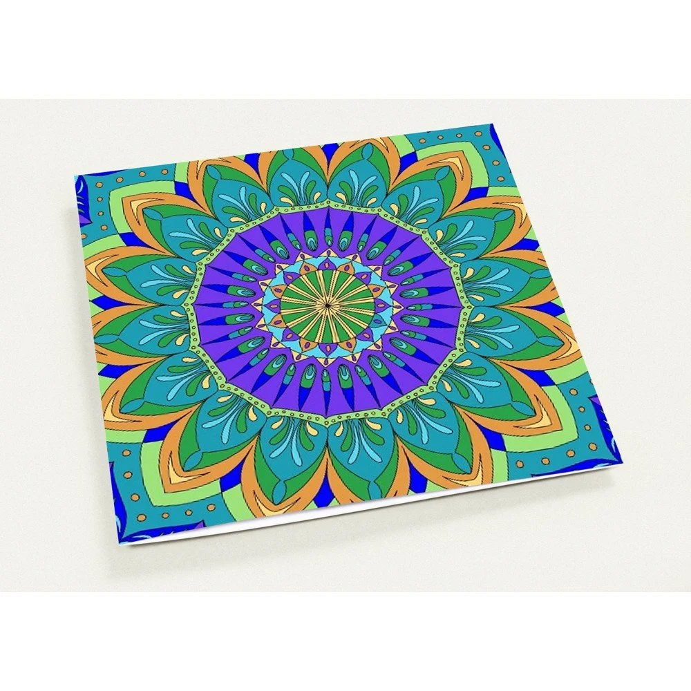 Peacock Mandala Cards