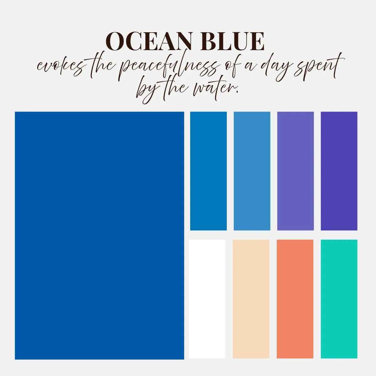Sailing the seas of Ocean Blue.