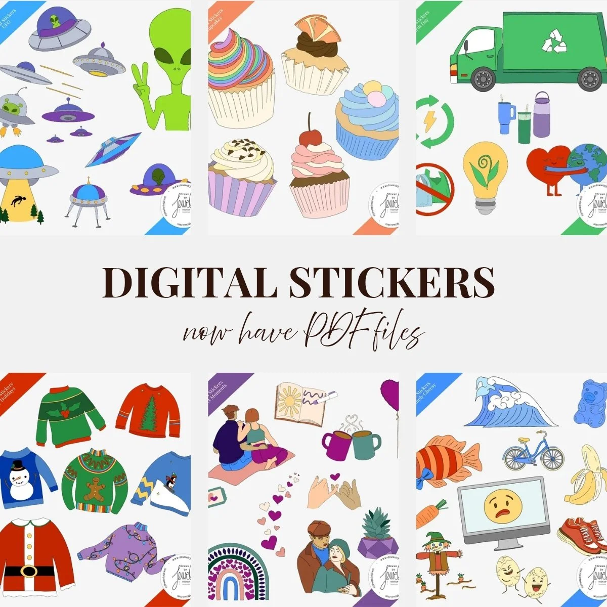 Digital Stickers now have PDF files