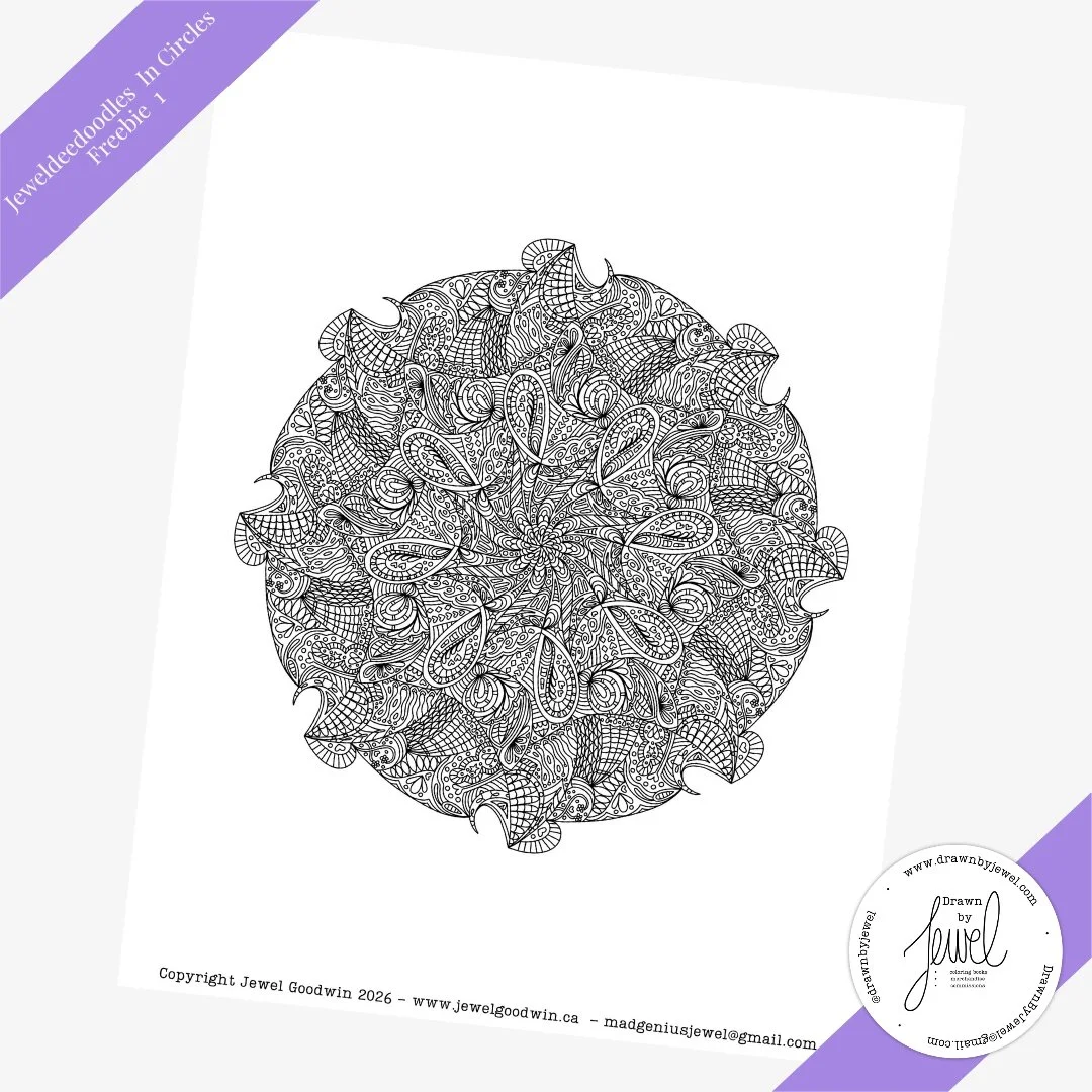 A freebie Jeweldeedoodles In Circles 