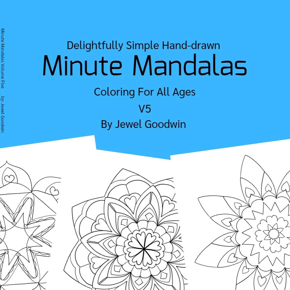 Delightfully Simple Hand-drawn Minute Mandalas Volume Five