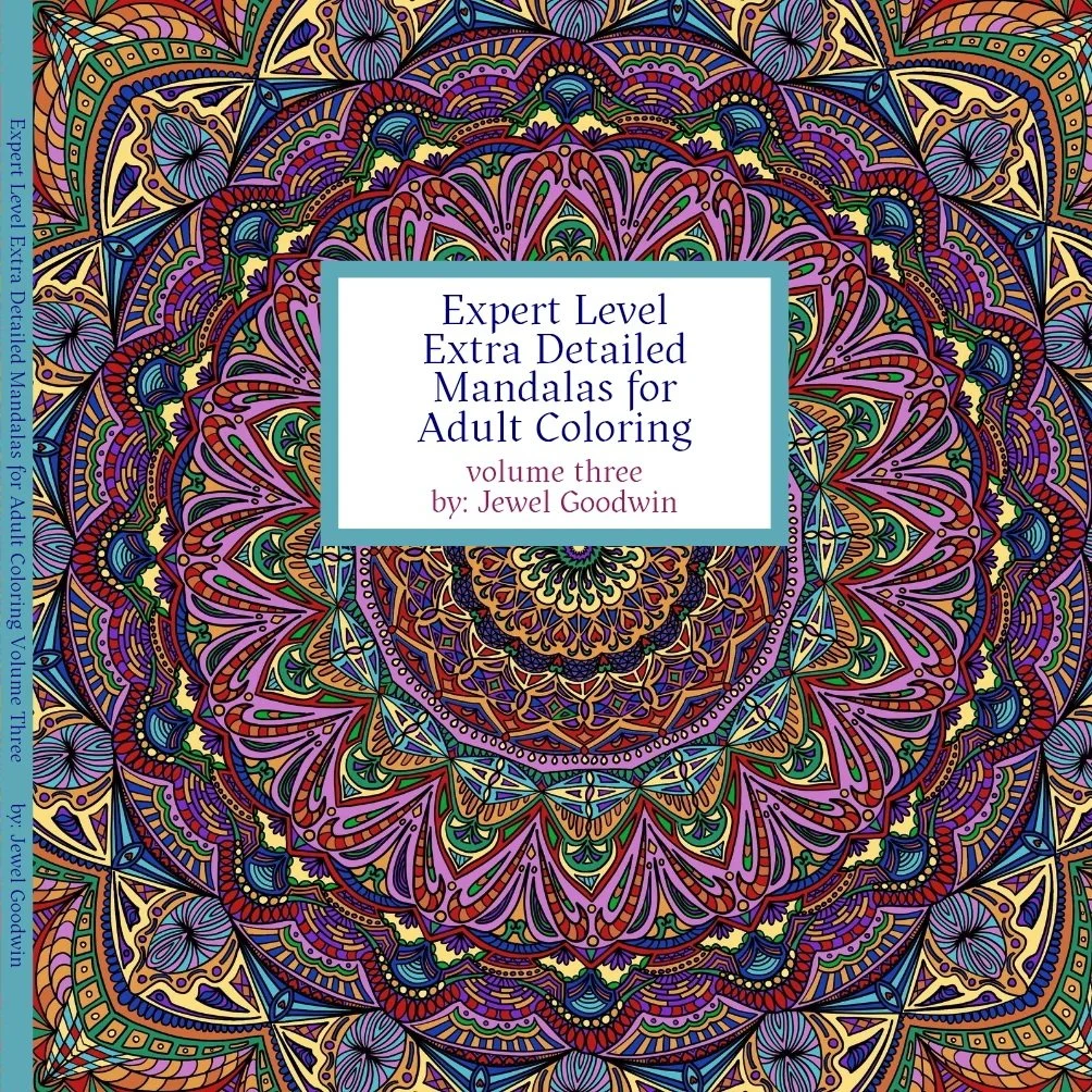 Expert Level Extra Detailed Mandalas Volume Three