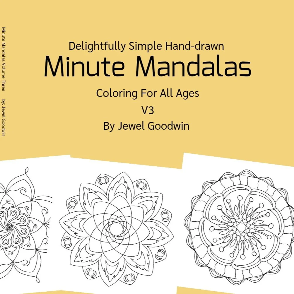 Delightfully Simple Hand-drawn Minute Mandalas Volume Three