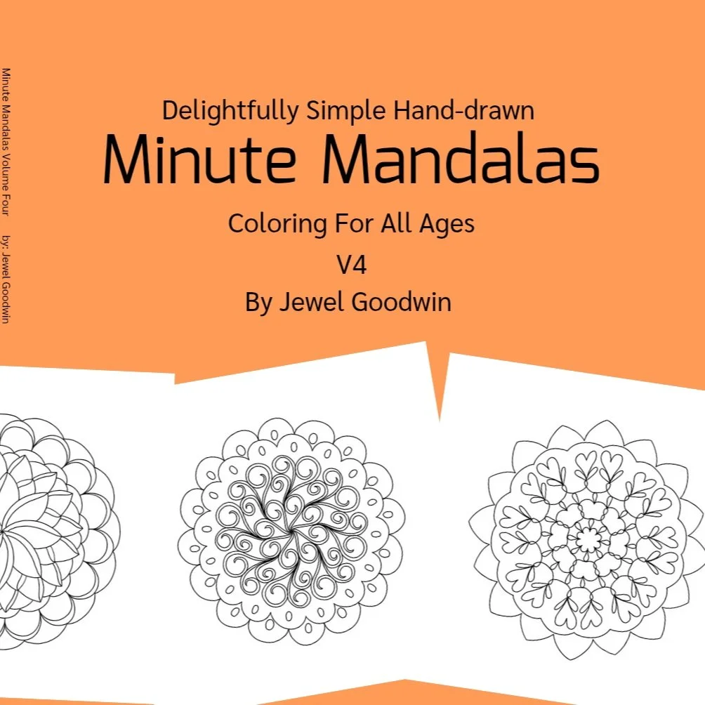 Delightfully Simple Hand-drawn Minute Mandalas Volume Four