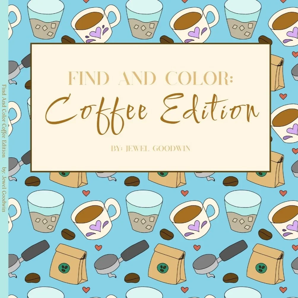 Find and Color Coffee Edition Book Cover