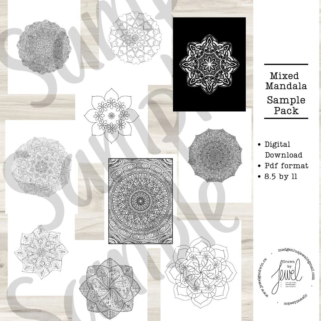 Mixed Mandala Sampler Pack One