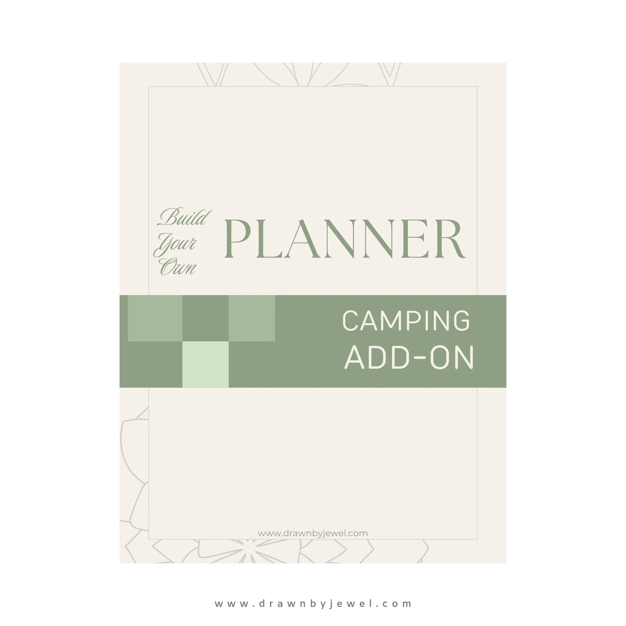 Build Your Own Planner Camping Add-On