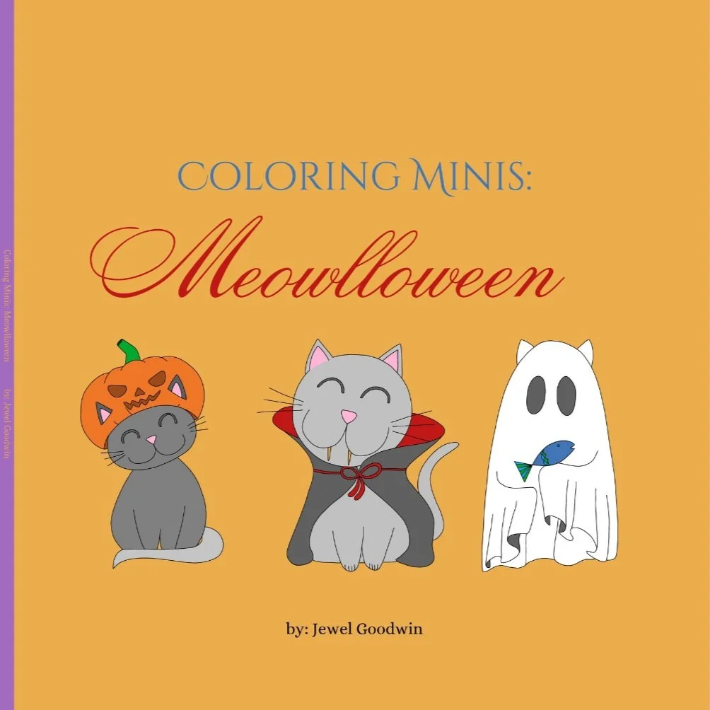 Coloring Minis: Meowlloween