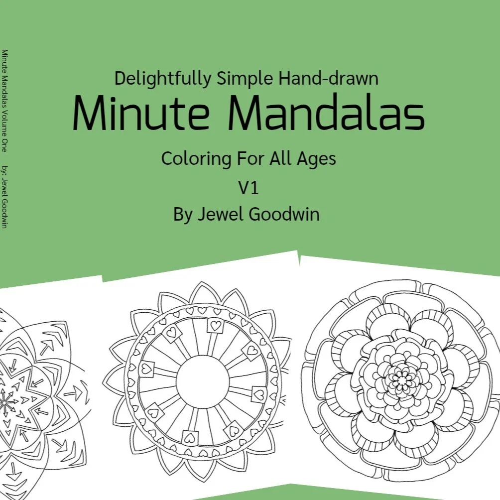 Delightfully Simple Hand-drawn Minute Mandalas Volume One