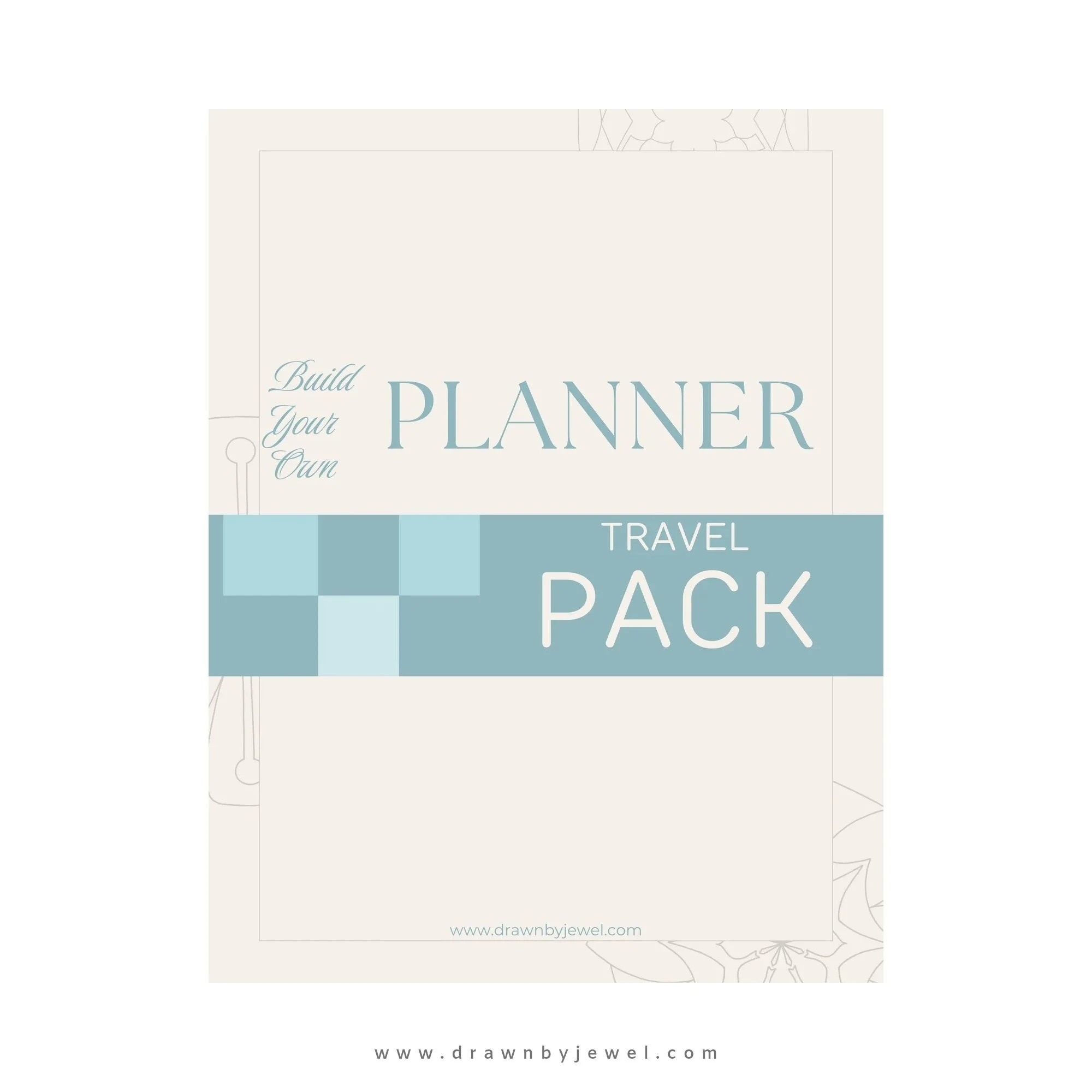 Build Your Own Planner Travel Pack