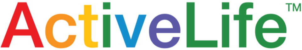 KaleidoscopeME ActiveLife logo, Colorful logo reading 'Active Life' with bold, multicolored letters.