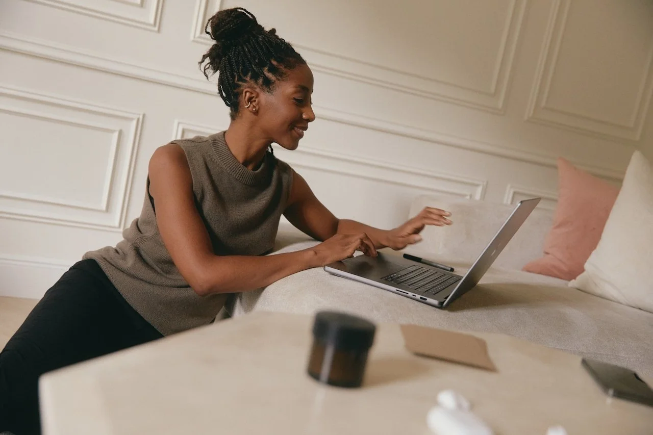 Woman receiving compassionate online oncology counselling and therapy support in London