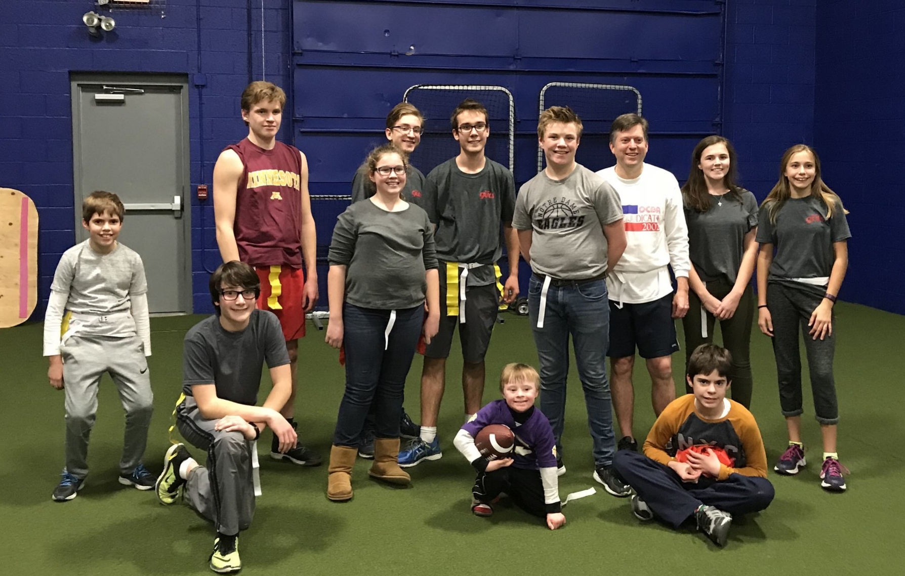 Team GUTs flag football team.