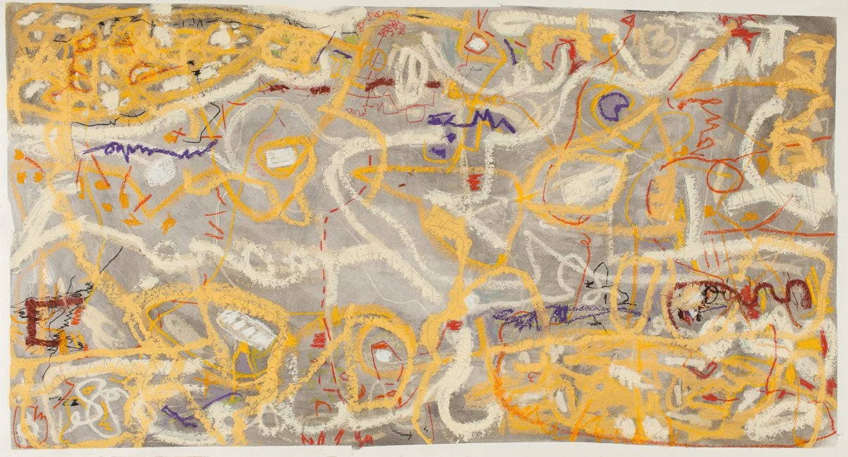 Backroads, 2015. Mixed Media on Paper. Private collection.