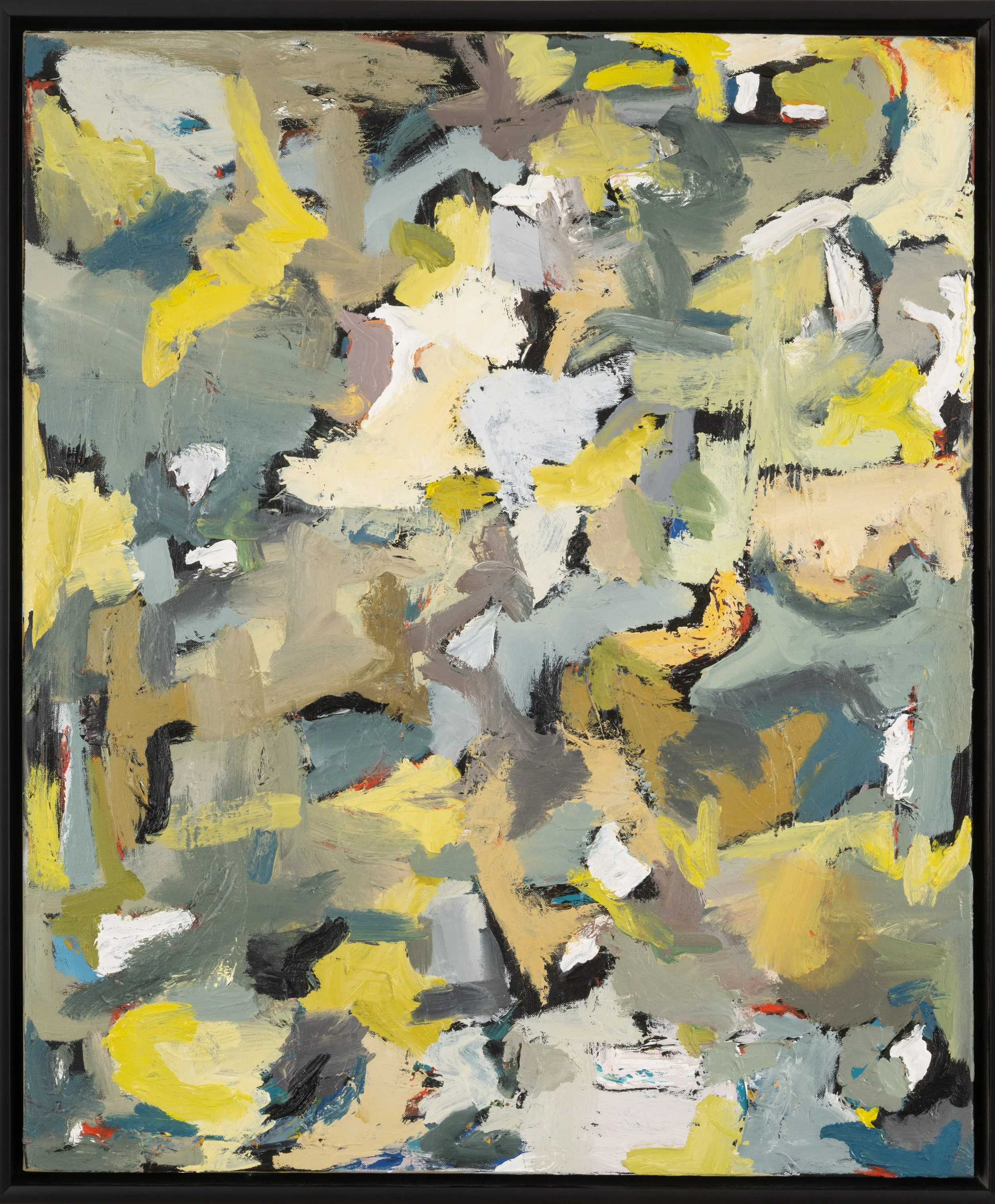 2008, "Underneath It All", Acrylic on Canvas, W35 x H39, Sold
