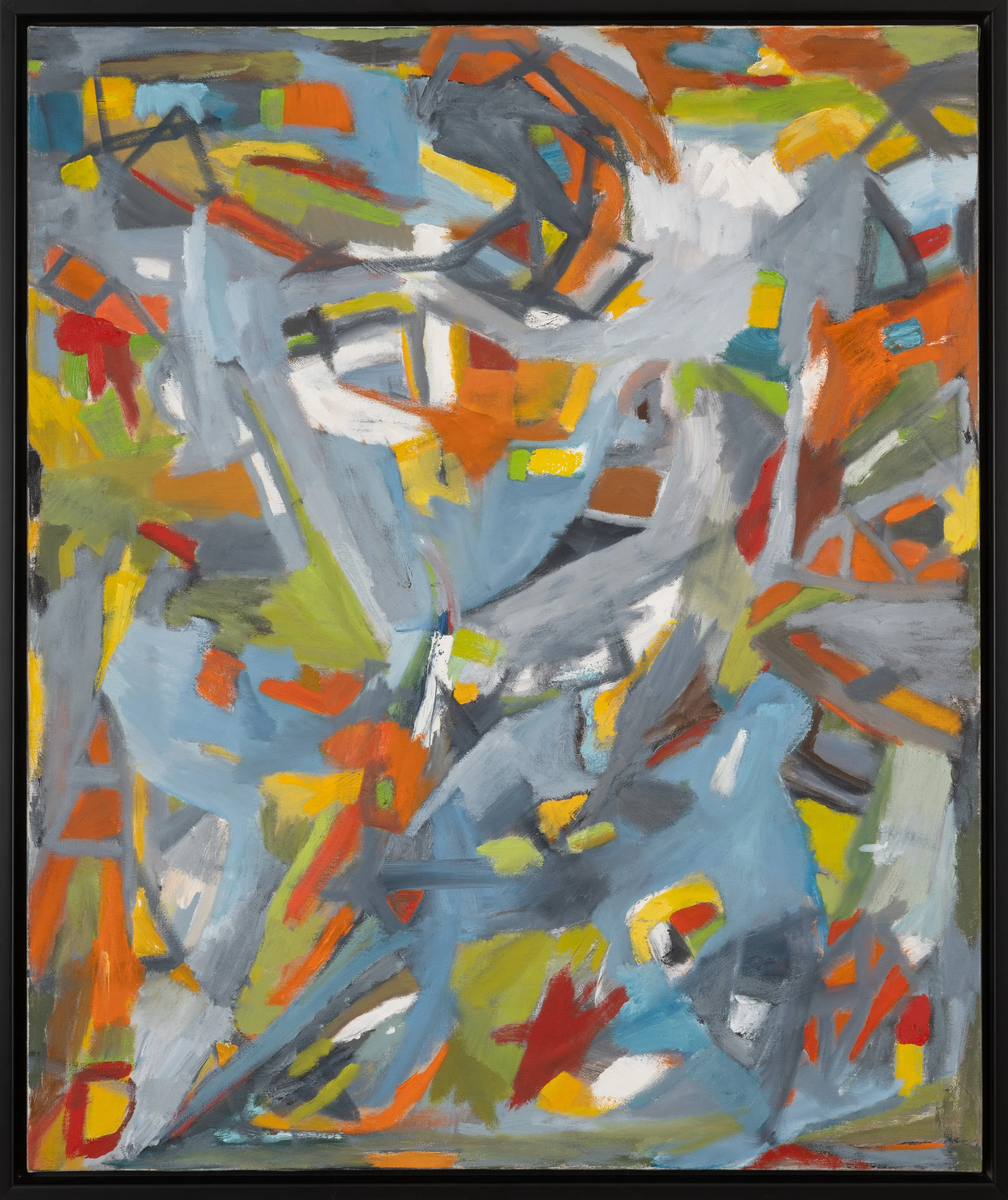 2007, "Framing Moments", Acrylic on Canvas, W38 x H32, Sold