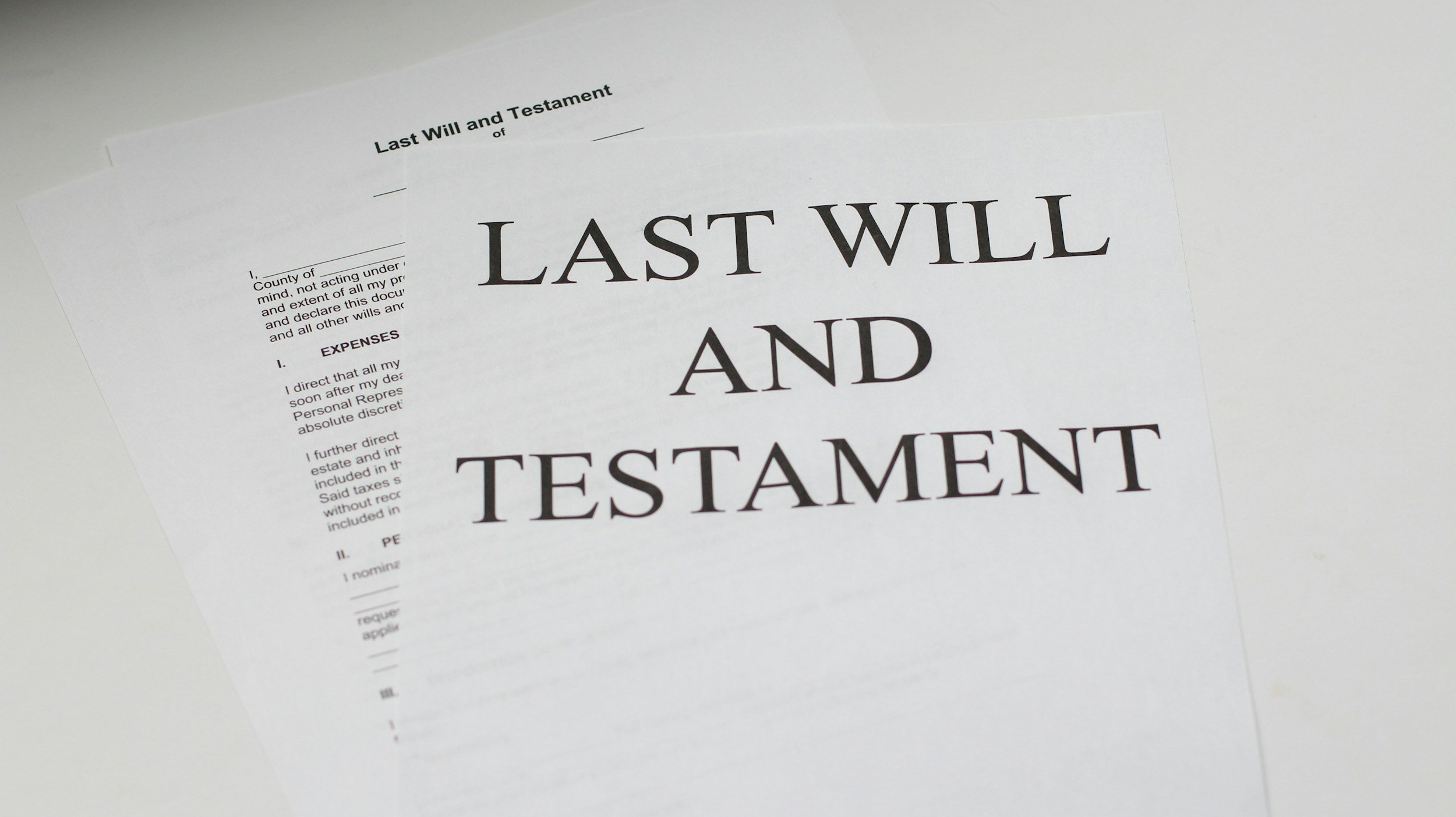 Jesus Cares - Last Will and Testament