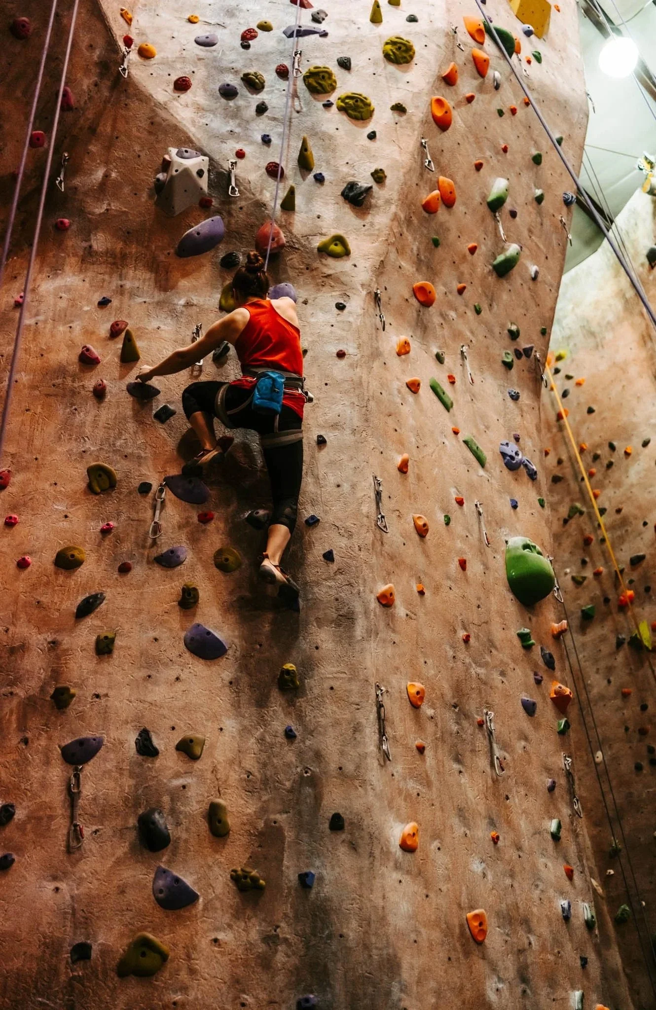 Indoor Lead Climbing