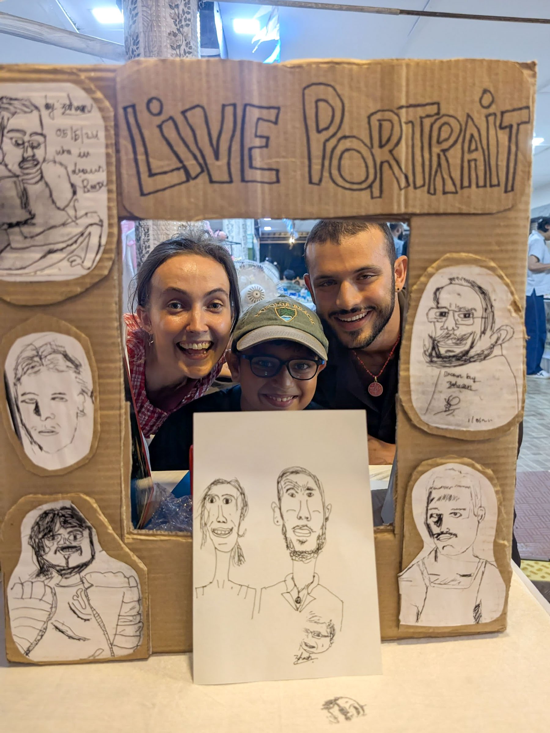   How’d the little artist do?  